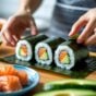 How to make uramaki sushi rolls without-bamboo mat