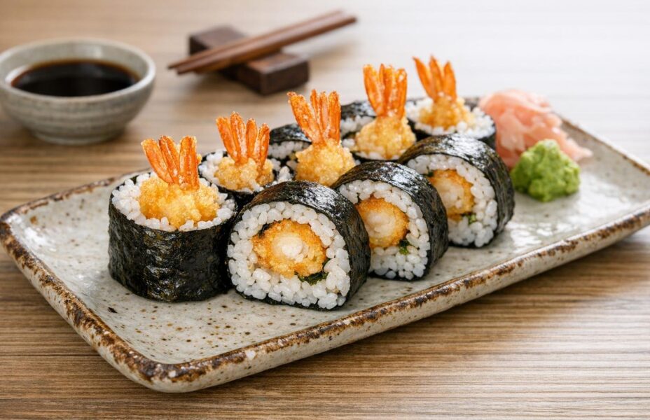 Can shrimp tempura sushi be frozen